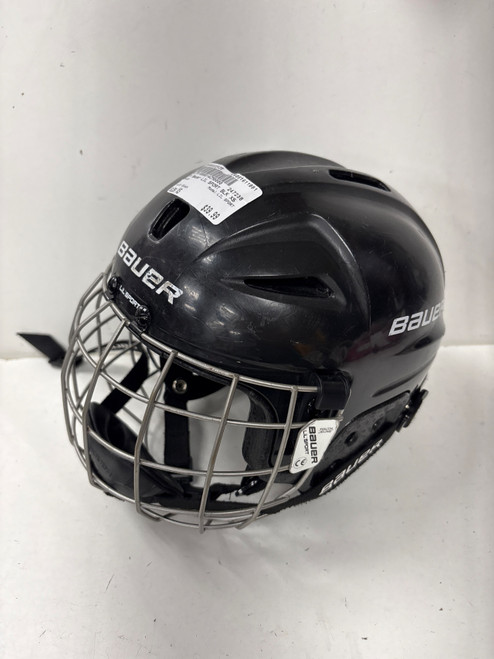 Vist Large View of Product Image Which is Used Bauer LIL SPORT Helmet Cage Combo Black XS