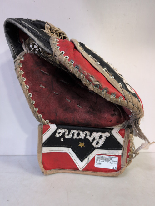Vist Large View of Product Image Which is Used Brians THIEF Senior Goalie Catcher Red