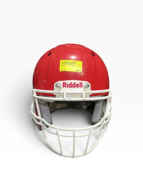 Vist Large View of Product Image Which is Used Riddell SPEED YOUTH FB Helmet Red LG