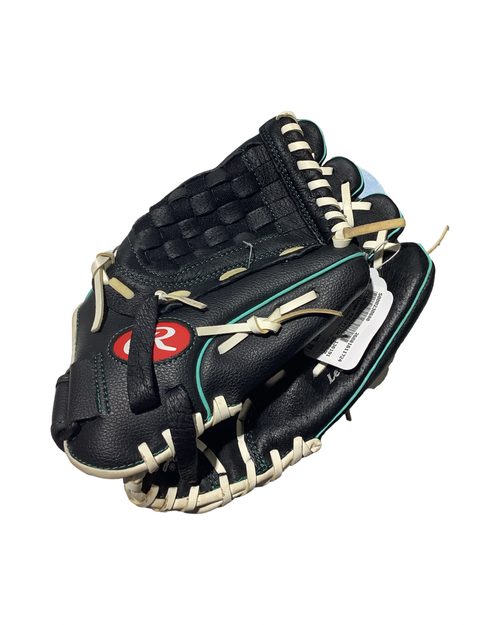 Vist Large View of Product Image Which is Used Rawlings FASTPITCH SOFTBALL RH Throw Fastpitch Gloves Black 11 1/2"