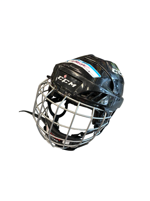 Vist Large View of Product Image Which is Used CCM FL40 SMALL Helmet Cage Combo Black SM