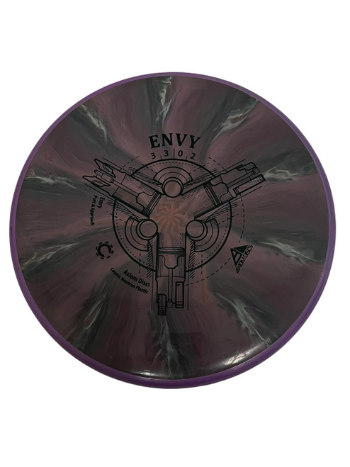 Vist Large View of Product Image Which is Used Axiom Cosmic Envy 167g Disc Golf Putter Purple  