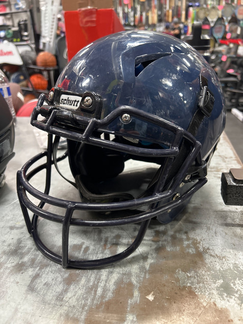 Vist Large View of Product Image Which is Used Schutt YOUTH VENGEANCE FB Helmet Navy Blue LG
