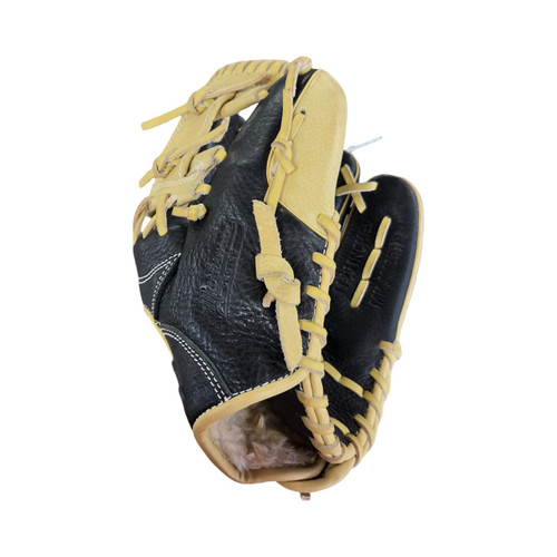 Vist Large View of Product Image Which is Used Marucci MARKSMAN SERIES 11.25 RHT GLOVE BB/SB Glove RH Throw Black 11 1/4"