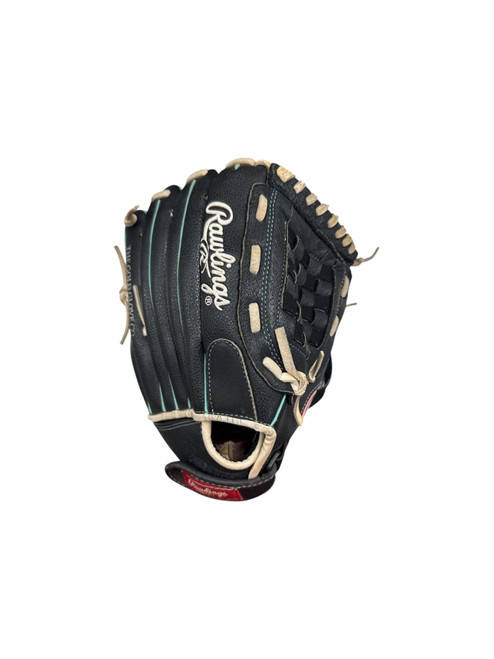 Vist Large View of Product Image Which is Used Rawlings FASTPITCH SOFTBALL RH Throw Fastpitch Gloves Black 11 1/2"