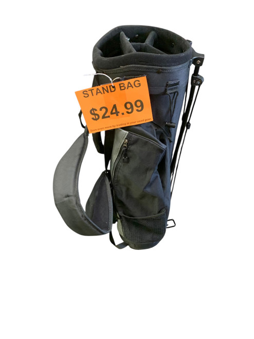 Vist Large View of Product Image Which is Used BLACK BAG Mens Stand Bag Black