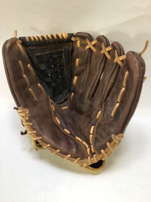 Vist Large View of Product Image Which is Used Rawlings MARK OF PRO BB/SB Glove RH Throw Brown 12 1/2"