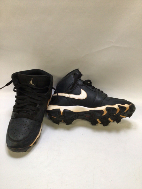 Vist Large View of Product Image Which is Used Nike AIR JORDAN BB/SB Cleats Black Youth 06.0