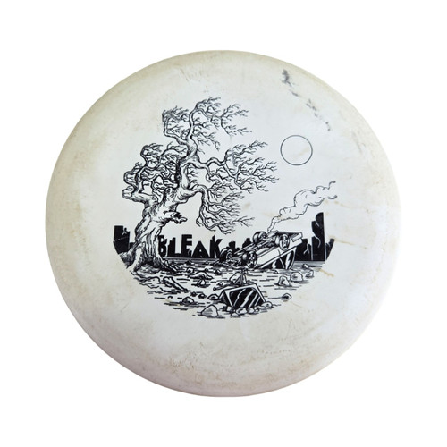 Vist Large View of Product Image Which is Used BLEAK PUTTER Disc Golf Putter White