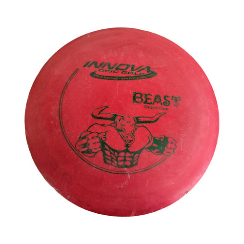 Vist Large View of Product Image Which is Used Innova DX BEAST Disc Golf Driver Red