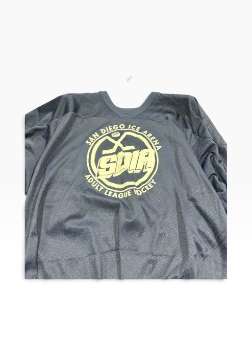 Vist Large View of Product Image Which is Used CCM Hockey Practice Jersey Navy Blue LG