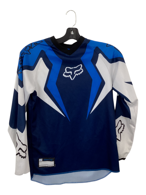 Vist Large View of Product Image Which is Used Fox Adult Top Navy Blue Youth