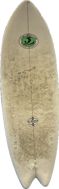 Vist Large View of Product Image Which is Used California Board Co SLASHER Surfboard White 6Ft