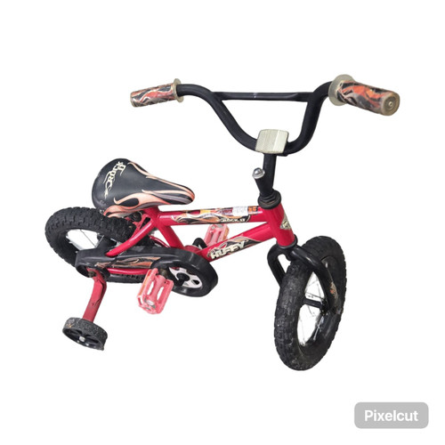 Vist Large View of Product Image Which is Used Huffy ROCK IT 12IN BIKE Comfort Bike Boys Red 12"
