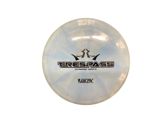 Vist Large View of Product Image Which is Used Dynamic Discs FUZION TRESPASS Disc Golf Driver Royal Blue