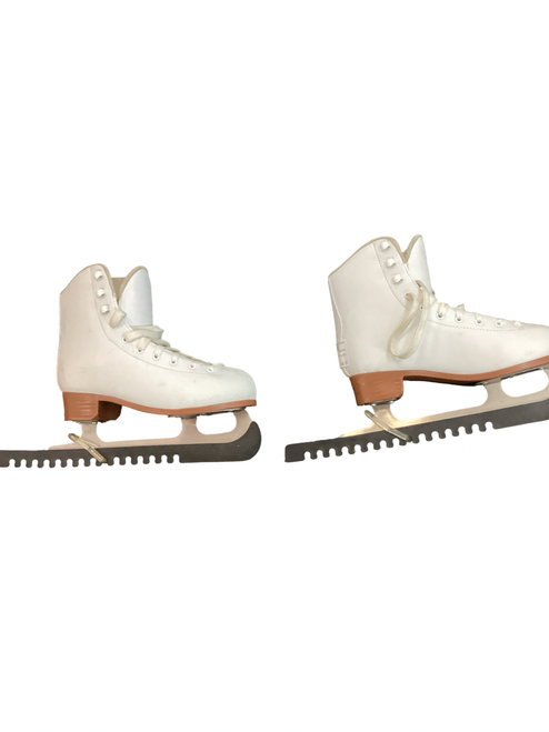 Vist Large View of Product Image Which is Used 220 FIGURE SKATES WomensFigure Skate White Senior 6.5