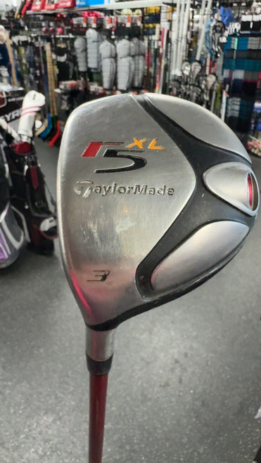 Vist Large View of Product Image Which is Used Taylormade R5 XL Mens Fairway Wood LH 3 Wood
