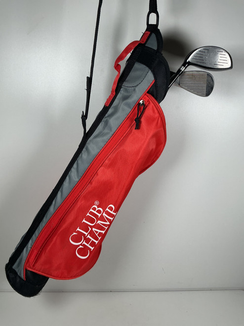 Vist Large View of Product Image Which is Used Club Champ DTP2 GOLF 4 PC JR SET RH Red & Black