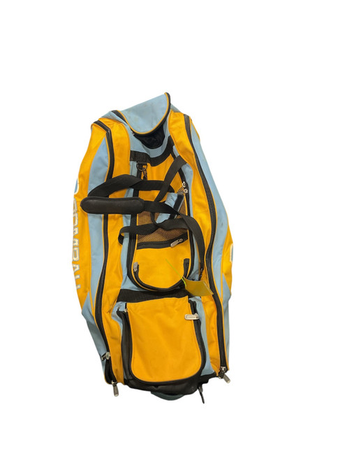Vist Large View of Product Image Which is Used BoomBah WHEELED BAG BB/SB Player Wheeled Bag Black/Yellow/Royal