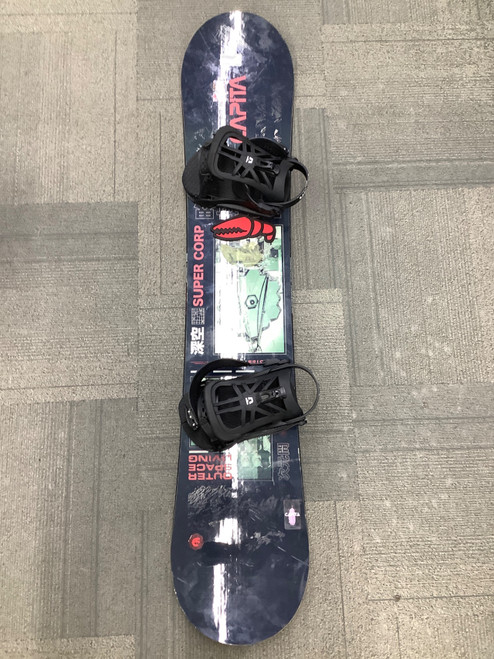 Vist Large View of Product Image Which is Used Capita OUTERSPACE LIVING Mens Board/Bindings Black 155 cm