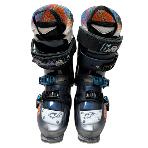 Vist Large View of Product Image Which is Used Nordica DOUBLE 6 Mens Down Hill Ski Boot Navy Blue 265 MP