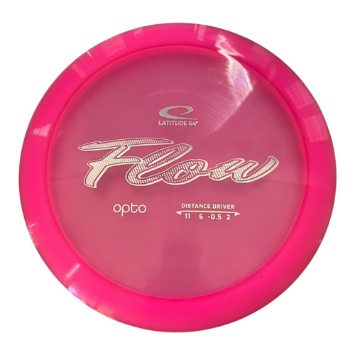 Vist Large View of Product Image Which is Used Latitude 64 OPTO FLOW Disc Golf Driver Pink 168g