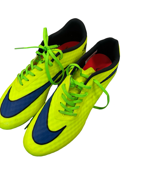 Vist Large View of Product Image Which is Used Nike Soccer Cleats Yellow Senior 8.5
