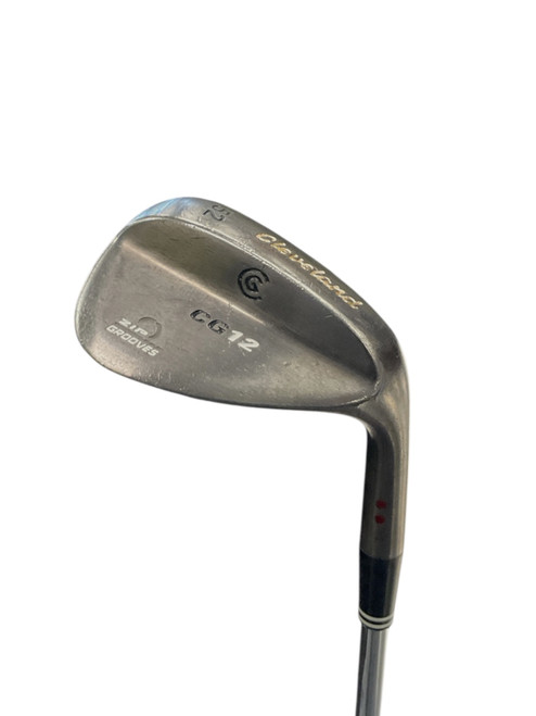 Vist Large View of Product Image Which is Used Cleveland CG12 ZIP GROOVES Golf Wedge Mens RH 52 Degree