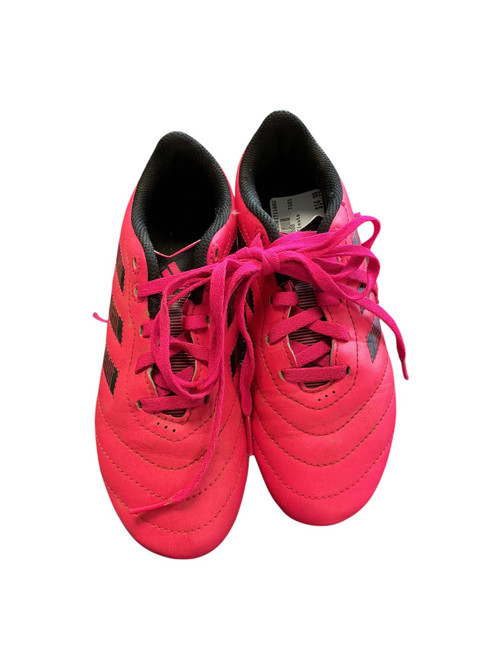 Vist Large View of Product Image Which is Used Adidas Soccer Cleats Pink Junior 01