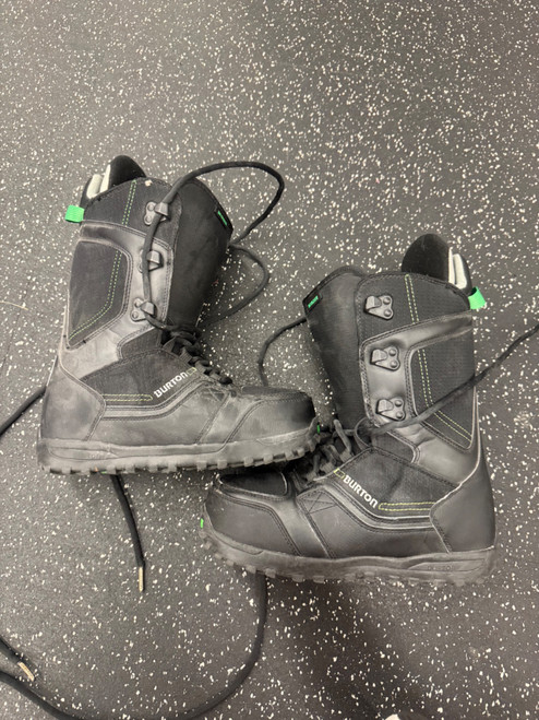 Vist Large View of Product Image Which is Used Burton INVADER Mens Snowboard Boots Black Senior 7.5