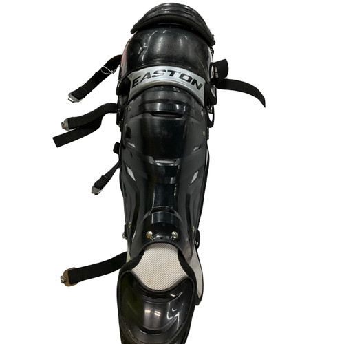 Vist Large View of Product Image Which is Used Easton GAMETIME Catchers Leg Guards Black Intermed