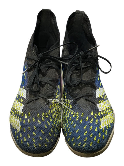 Vist Large View of Product Image Which is Used Adidas Soccer Indoor Shoes Royal Blue Senior 7
