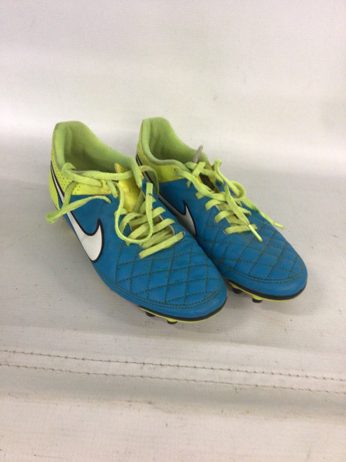 Vist Large View of Product Image Which is Used Nike Soccer Cleats Royal Blue Senior 7