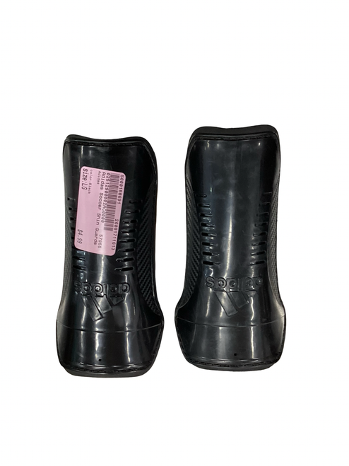 Vist Large View of Product Image Which is Used Adidas Soccer Shin Guards Junior Black LG