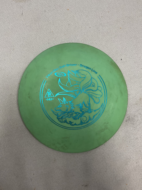 Vist Large View of Product Image Which is Used YIKUN HU Disc Golf Driver Green