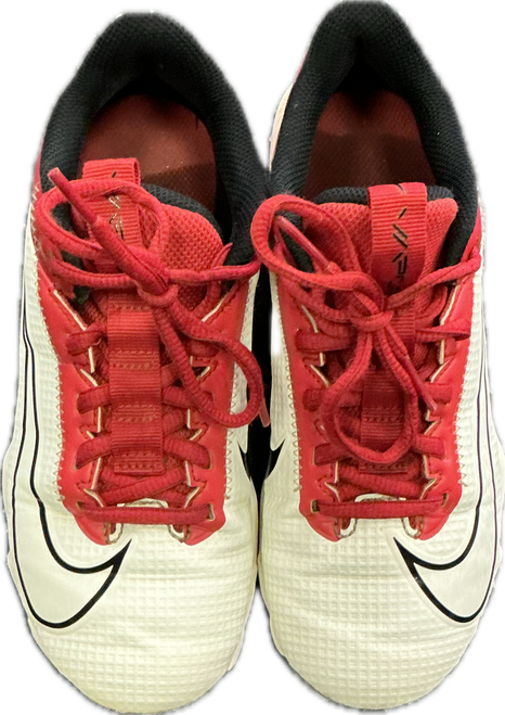 Vist Large View of Product Image Which is Used Nike Jr FB Cleats Red And White Junior 02
