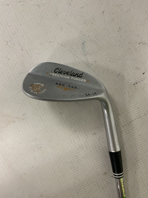 Vist Large View of Product Image Which is Used Cleveland REG 588 TOUR ZIP GROOVES Golf Wedge Mens RH 54 Degree