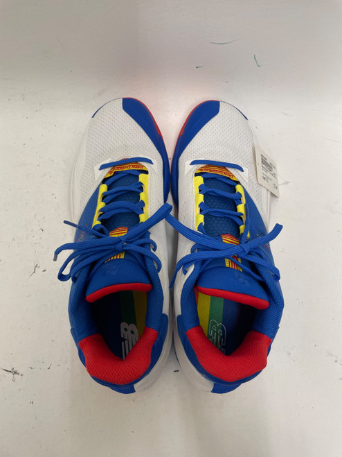 Vist Large View of Product Image Which is Used New Balance Basketball Shoes M White/Royal/Red Senior 11