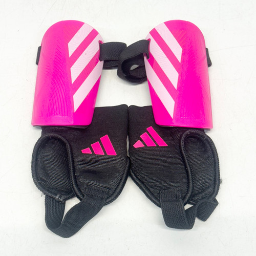 Vist Large View of Product Image Which is Used Adidas Soccer Shin Guards Youth Pink SM