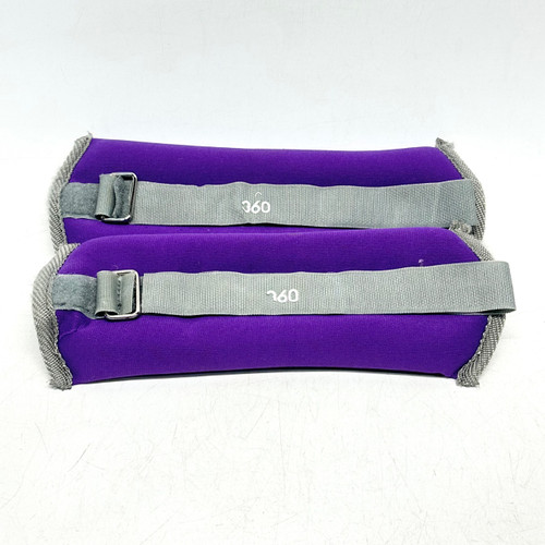 Vist Large View of Product Image Which is Used FLO 360 WEIGHT SET Ankle Weights Purple 5 lb
