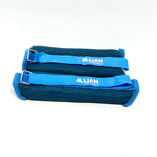 Vist Large View of Product Image Which is Used JILLIAN MICHAELS Ankle Weights Royal Blue 5 lb