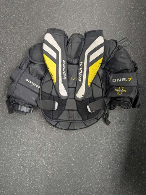 Vist Large View of Product Image Which is Used Bauer SUPREME ONE.7 Junior Body Armor LG