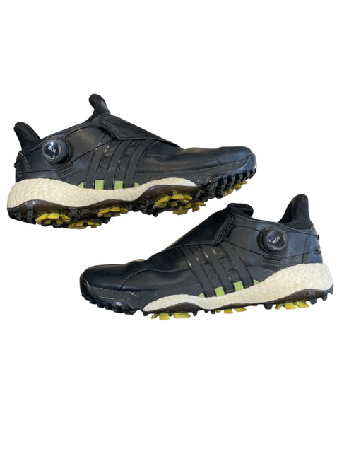 Vist Large View of Product Image Which is Used Adidas Mens Golf Shoes Black Senior 11.5