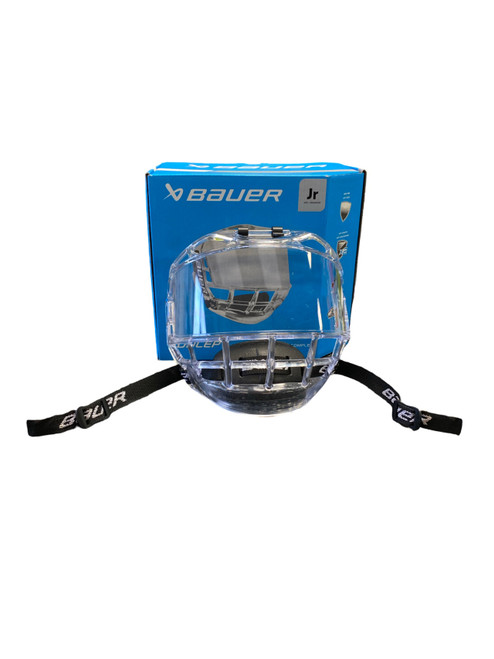Vist Large View of Product Image Which is Used Bauer CONCEPT 3 Helmet Full Visor Combo White S/M