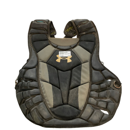 Vist Large View of Product Image Which is Used Under Armour UACPCC4-AP Catchers Chest Protector Black Adult