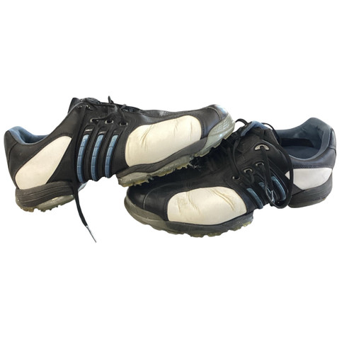 Vist Large View of Product Image Which is Used Adidas Mens Golf Shoes White Senior 10
