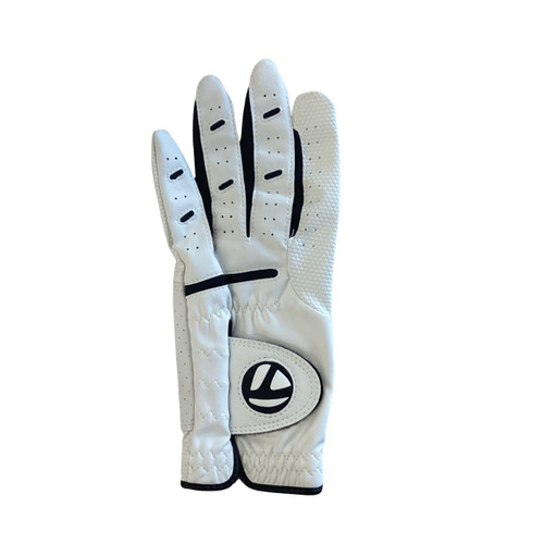 Vist Large View of Product Image Which is Used Taylormade Mens Golf Glove White MD