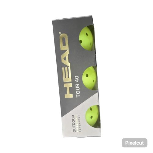 Vist Large View of Product Image Which is Used Head Racquet TOUR 40 OUTDOOR 3 PACK Pickleball Balls