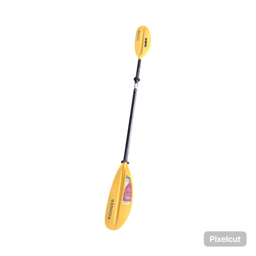 Vist Large View of Product Image Which is Used Quest PIONEER ADJUSTABLE KAYAK PADDLE Kayak Black 8Ft