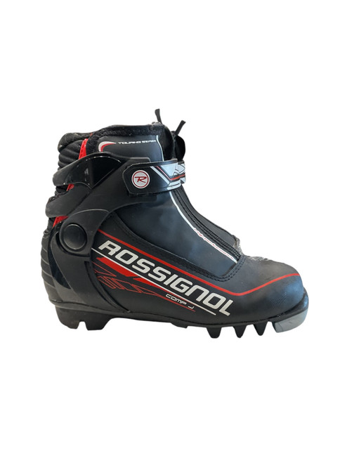 Vist Large View of Product Image Which is Used Rossignol Boys NNN XC Ski Boots Black JR-02